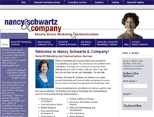 Tablet Screenshot of nancyschwartz.com